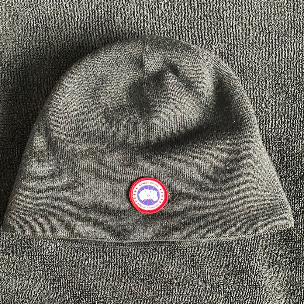 Canada Goose Black Beanie - One Size
